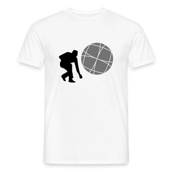 boule - Männer T-Shirt - Weiß - Vorne - AI Model Male 178 dark (178cm)