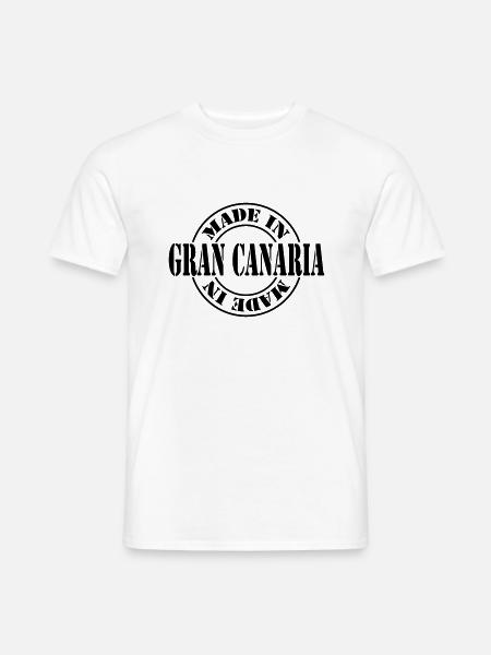made in gran canaria m1k2 - Men's T-Shirt - white