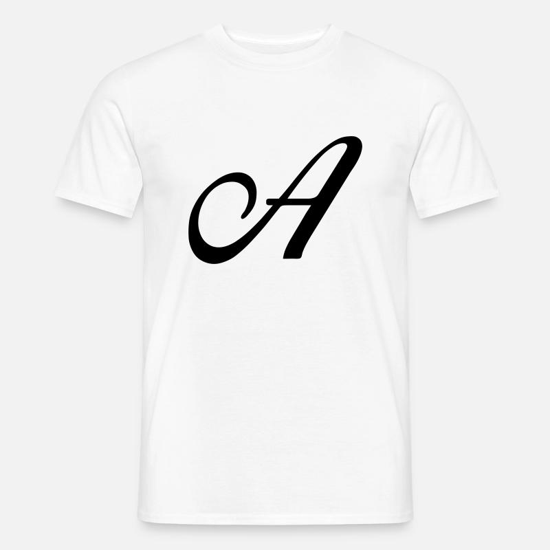 A - Männer T-Shirt - Weiß