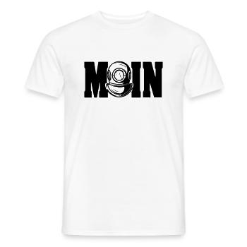 moin 6 - Männer T-Shirt - Weiß - Vorne - AI Model Male 178 dark (178cm)