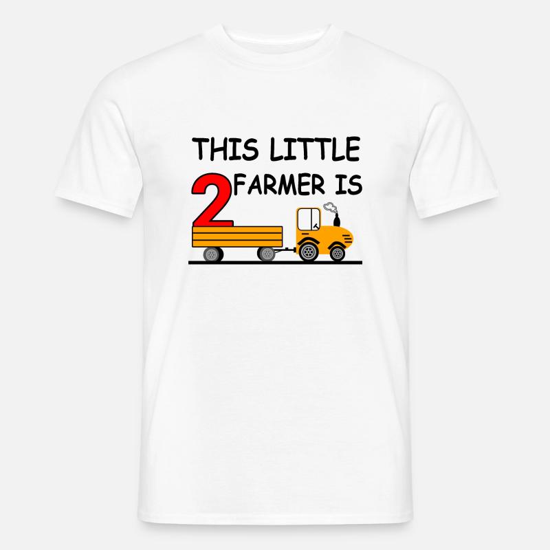 Traktor - Männer T-Shirt - Weiß