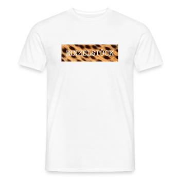 Einzelstück - Männer T-Shirt - Weiß - Vorne - AI Model Male 178 dark (178cm)