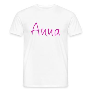 Anna - T-shirt homme - blanc - Devant - AI Model Male 178 dark (178cm)