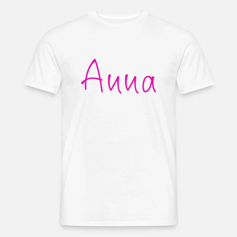 Anna - Männer T-Shirt - Weiß