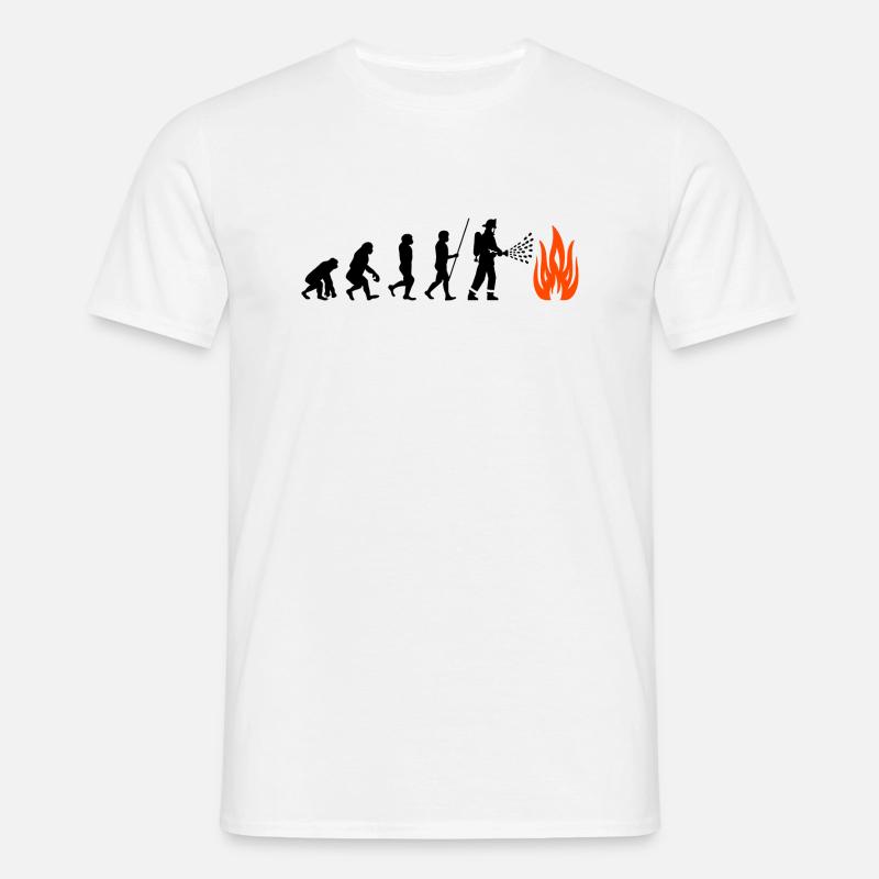 Fire Brigade Evolution - Men's T-Shirt - white