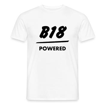 JDM T Engine powered B18 | T-shirts JDM - Men's T-Shirt - white - Front - AI Model Male 178 dark (178cm)