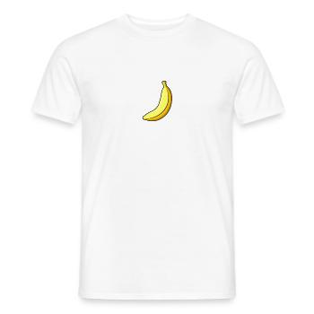 Banana Banane - Männer T-Shirt - Weiß - Vorne - AI Model Male 178 dark (178cm)
