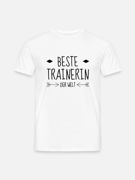 Coach / Coaching / Trainer / Sport - Männer T-Shirt - Weiß