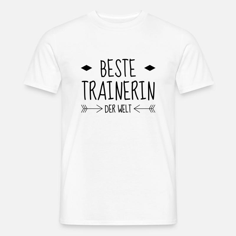 Coach / Coaching / Trainer / Sport - Männer T-Shirt - Weiß