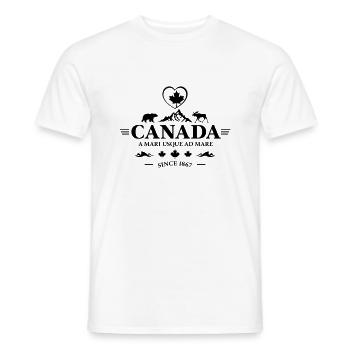 Kanada Vancouver Montreal Toronto Maple Leaf Bären - Männer T-Shirt - Weiß - Vorne - AI Model Male 178 dark (178cm)