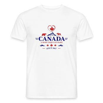 Kanada Vancouver Montreal Toronto Maple Leaf Bären - Männer T-Shirt - Weiß - Vorne - AI Model Male 178 dark (178cm)