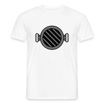 Barbecue Coal Grill Grill Master Grill Grill - T-shirt homme - blanc - Devant - AI Model Male 178 dark (178cm)