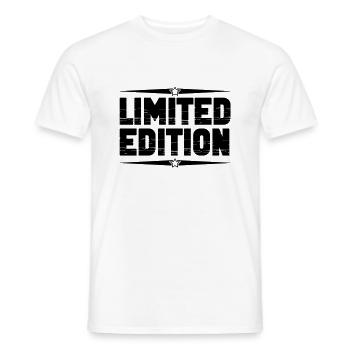 limited edition - Men's T-Shirt - white - Front - AI Model Male 178 dark (178cm)
