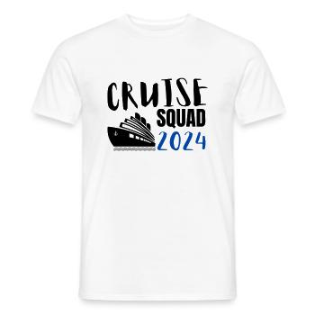 Cruise Squad 2024 - Kreuzfahrt 2024 Reisegruppe - Männer T-Shirt - Weiß - Vorne - AI Model Male 178 dark (178cm)