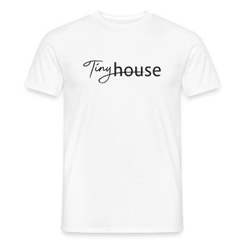 Tinyhouse - Männer T-Shirt - Weiß - Vorne - AI Model Male 178 dark (178cm)