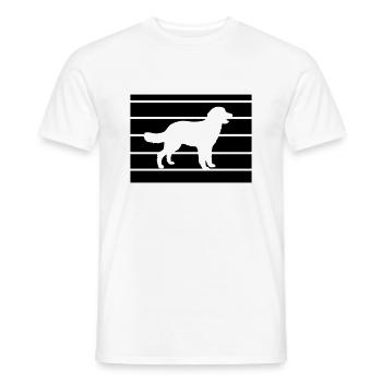 hund - Männer T-Shirt - Weiß - Vorne - AI Model Male 178 dark (178cm)