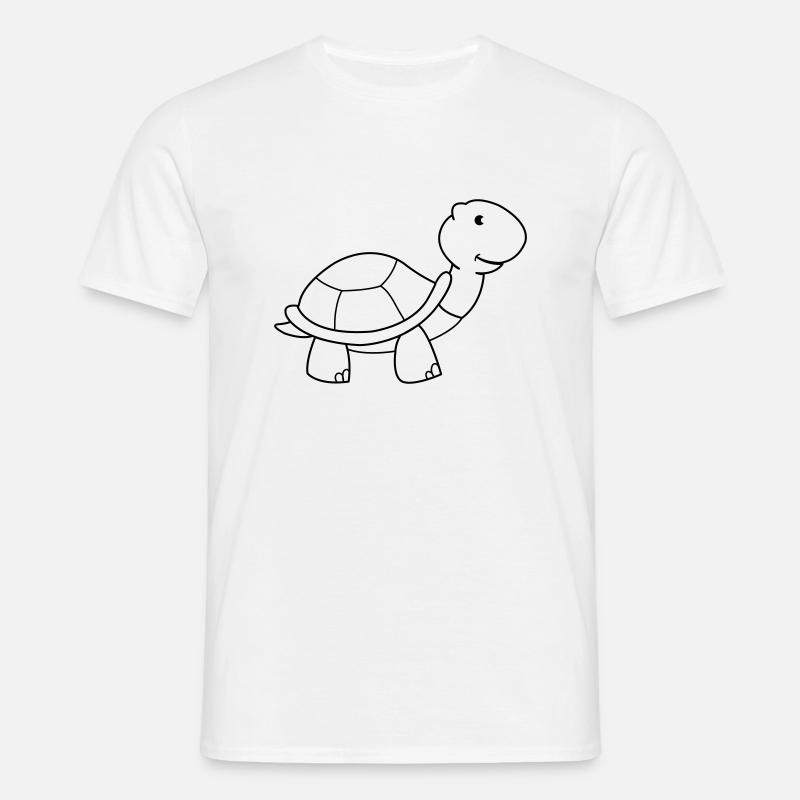 turtle - Men's T-Shirt - white