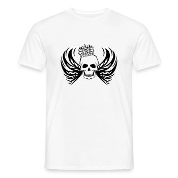 Crâne roi - T-shirt homme - blanc - Devant - AI Model Male 178 dark (178cm)