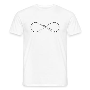 Mathilde Name Infinitysymbol - Männer T-Shirt - Weiß - Vorne - AI Model Male 178 dark (178cm)