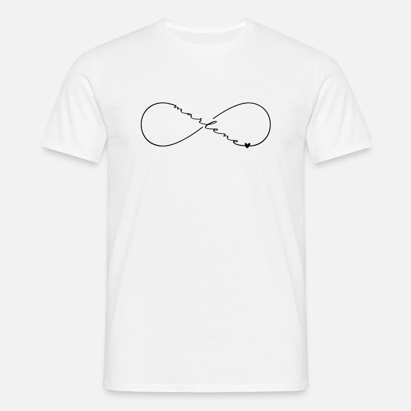 Marlene Name Infinity Symbol - Men's T-Shirt - white