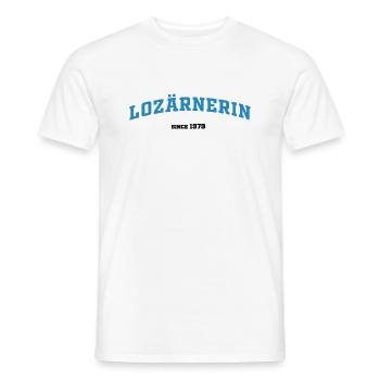 Lozärnerin since Jahrgang, personalisiert - Männer T-Shirt - Weiß - Vorne - AI Model Male 178 dark (178cm)