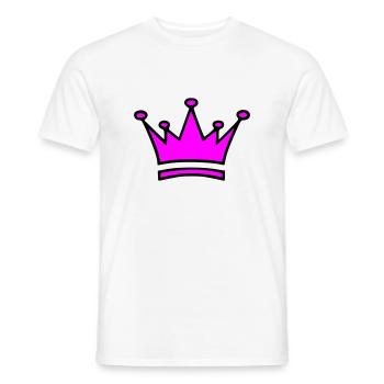 KRONE - Männer T-Shirt - Weiß - Vorne - AI Model Male 178 dark (178cm)