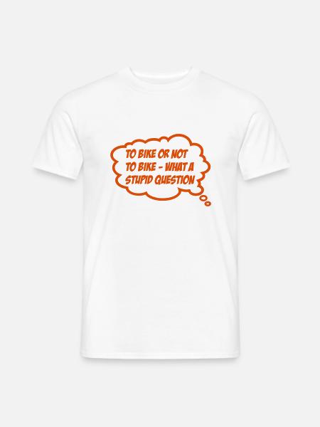 Motorrad - Männer T-Shirt - Weiß