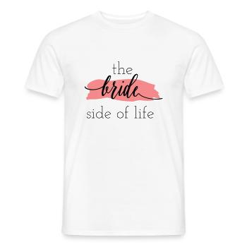 the_bride_side_of_life - T-shirt homme - blanc - Devant - AI Model Male 178 dark (178cm)