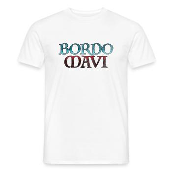 Bordo Mavi Logo - Men's T-Shirt - white - Front - AI Model Male 178 dark (178cm)