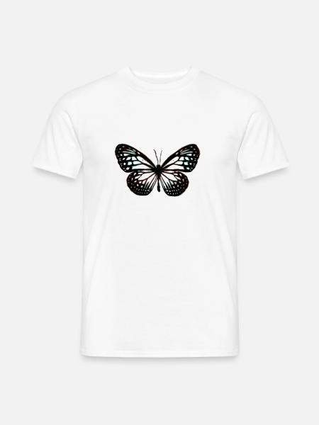 Schmetterling Graffiti - Männer T-Shirt - Weiß