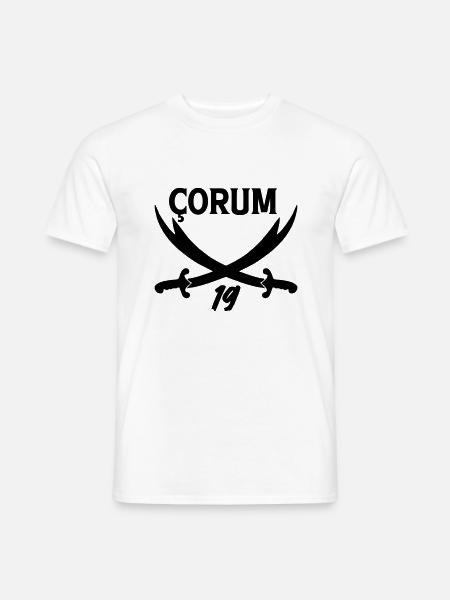 Türkei Çorum 19 - Männer T-Shirt - Weiß