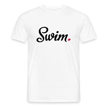 nager - T-shirt homme - blanc - Devant - AI Model Male 178 dark (178cm)