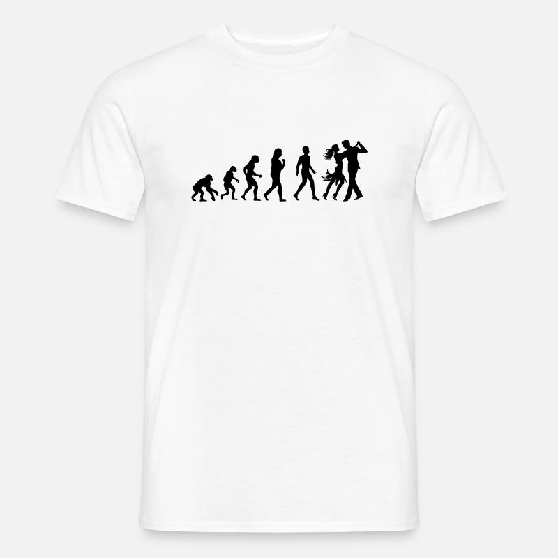 Evulution - Männer T-Shirt - Weiß