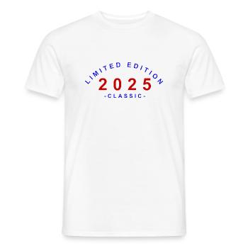 2025, édition limitée - T-shirt homme - blanc - Devant - AI Model Male 178 dark (178cm)