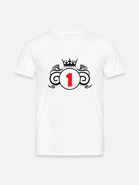 wappen 1 - Männer T-Shirt - Weiß