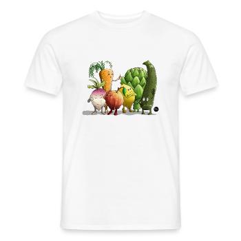 Legumes - T-shirt homme - blanc - Devant - AI Model Male 178 dark (178cm)
