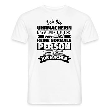 Uhrmacherin Geschenke - Männer T-Shirt - Weiß - Vorne - AI Model Male 178 dark (178cm)