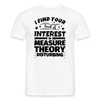 Maßtheorie lustiges Geschenk - Männer T-Shirt - Weiß - Vorne - AI Model Male 178 dark (178cm)