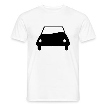 Voiture Auto Auto Voiture Auto Voiture Car Driver - T-shirt homme - blanc - Devant - AI Model Male 178 dark (178cm)