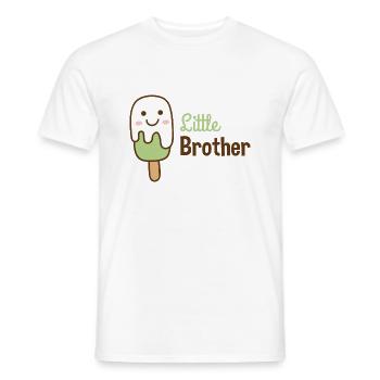 Little Brother - petit frère - Cadeau - T-shirt homme - blanc - Devant - AI Model Male 178 dark (178cm)