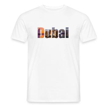 DUBAI - T-shirt homme - blanc - Devant - AI Model Male 178 dark (178cm)