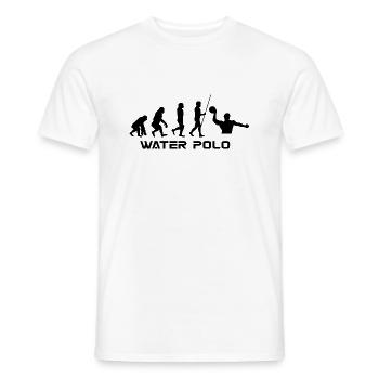 Water polo motif Waterpolo Sport - Men's T-Shirt - white - Front - AI Model Male 178 dark (178cm)