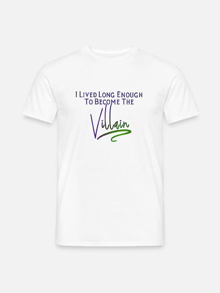 Villain forever - Männer T-Shirt - Weiß