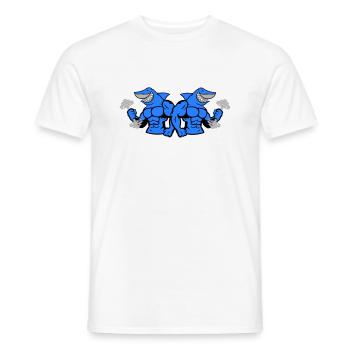 shark hai bodybuilding 2 - Männer T-Shirt - Weiß - Vorne - AI Model Male 178 dark (178cm)