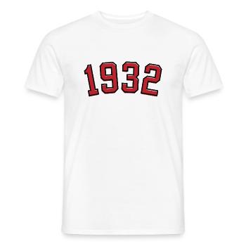 Sport year of birth 1932 - Men's T-Shirt - white - Front - AI Model Male 178 dark (178cm)