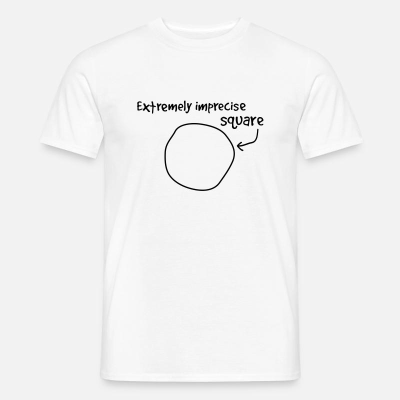 Extremly imprecise square - Männer T-Shirt - Weiß