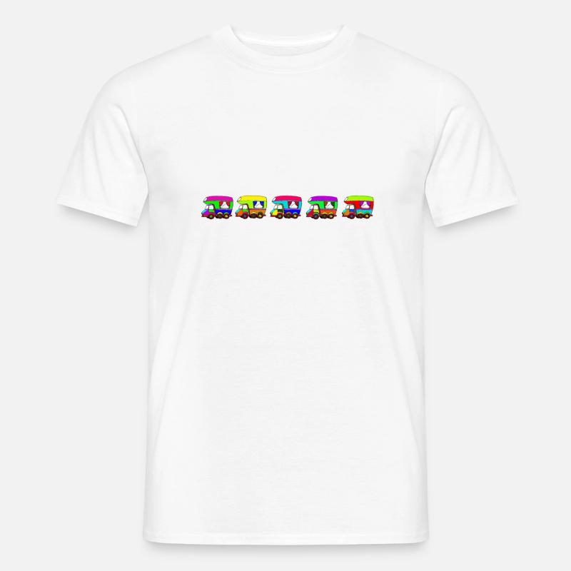 Mobilekolonne - Männer T-Shirt - Weiß