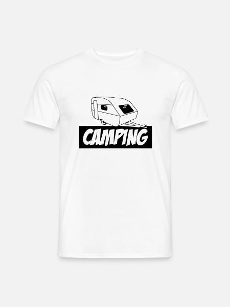 Camping - The pure passion - Men's T-Shirt - white
