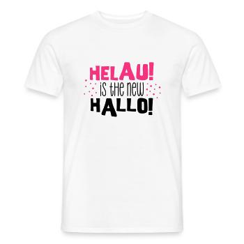 Fasching - Karneval - Fastnacht - Helau - 2C - Männer T-Shirt - Weiß - Vorne - AI Model Male 178 dark (178cm)