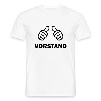 vorstand - Männer T-Shirt - Weiß - Vorne - AI Model Male 178 dark (178cm)